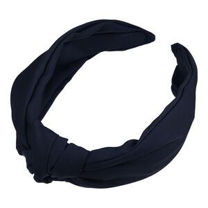 Knotted Headbands for All Hair Dark Blue